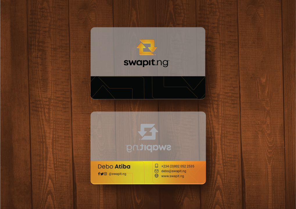 SwapIt Business Card sample