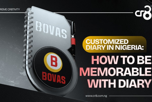 Customized Diary in Nigeria featuring a premium branded spiral diary with pen for memorable corporate branding.